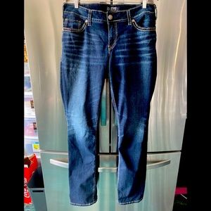 Silver Suki Jeans Straight Leg
